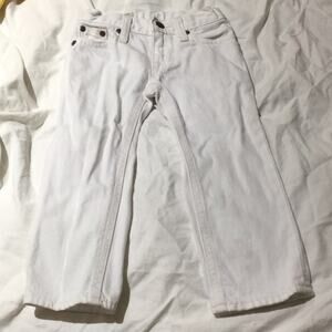 Ralph Lauren white 2T jeans straight leg worn once